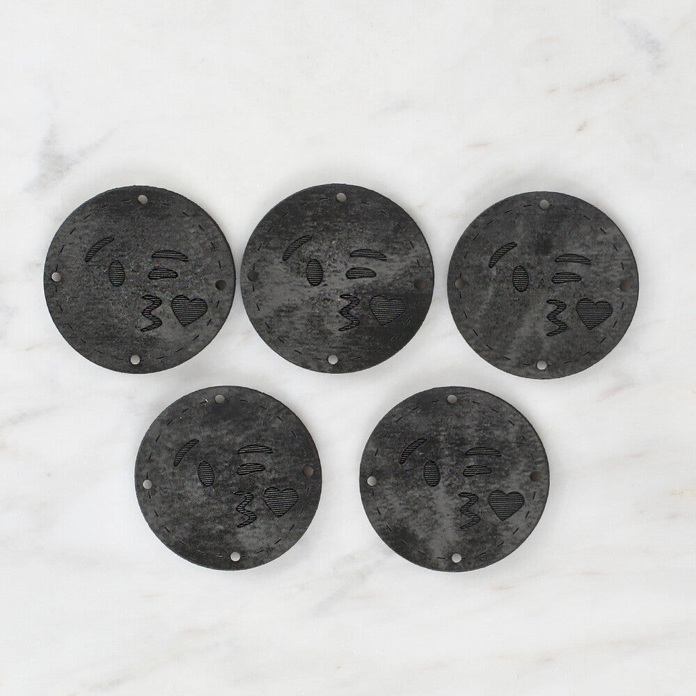 Loren Crafts Figürlü Deri Arma 5 Adet - 1509